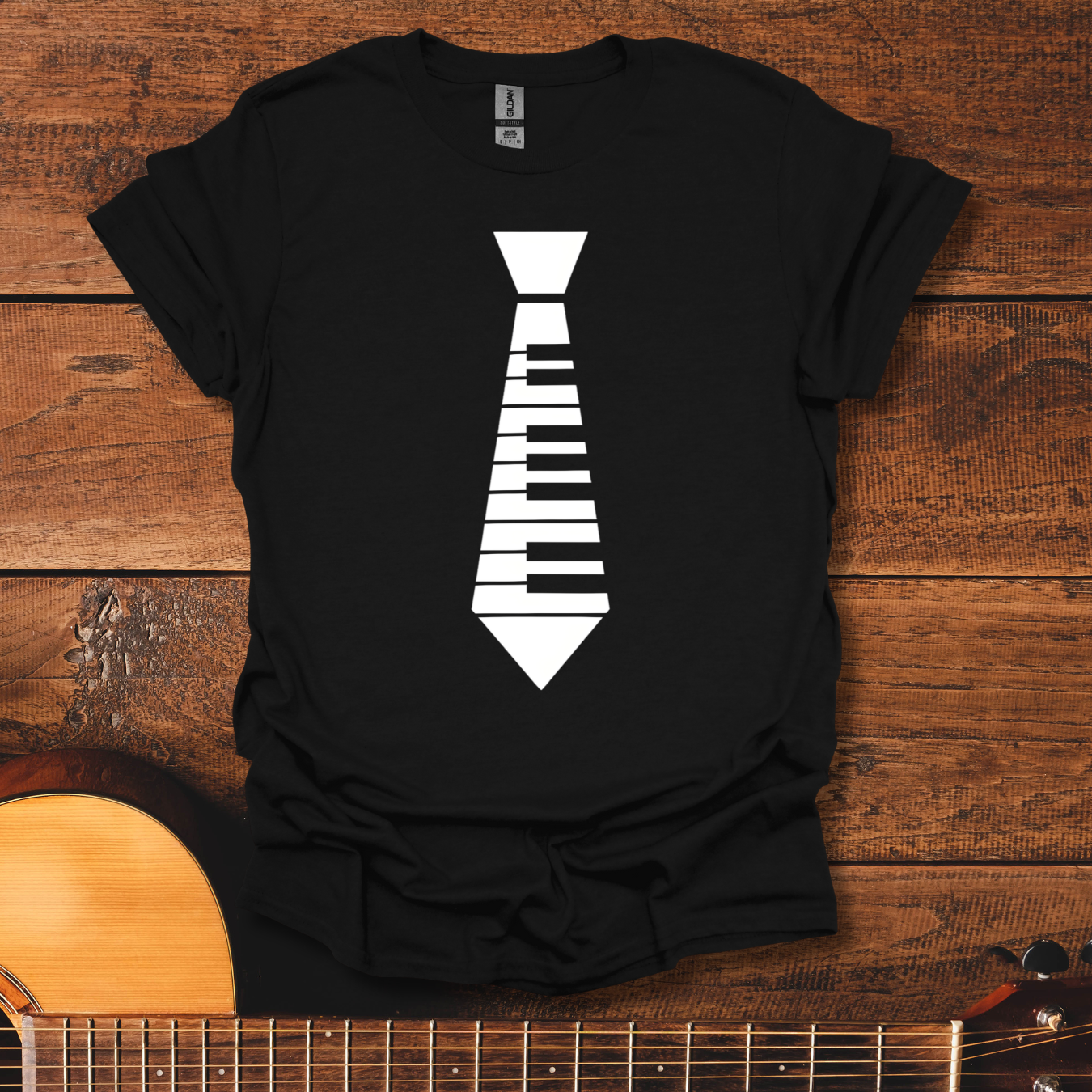 Piano Tie T-Shirt