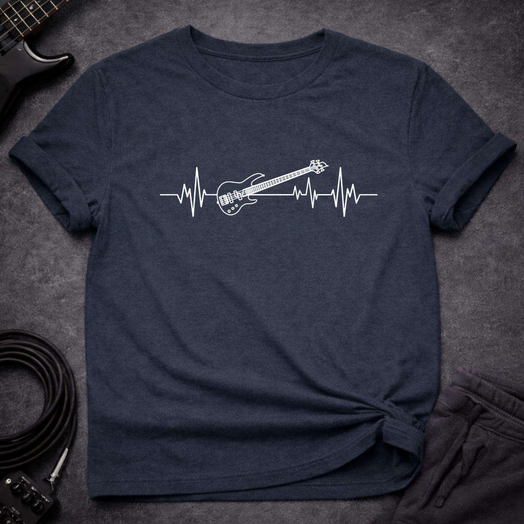 Bass Guitar ECG T-Shirt