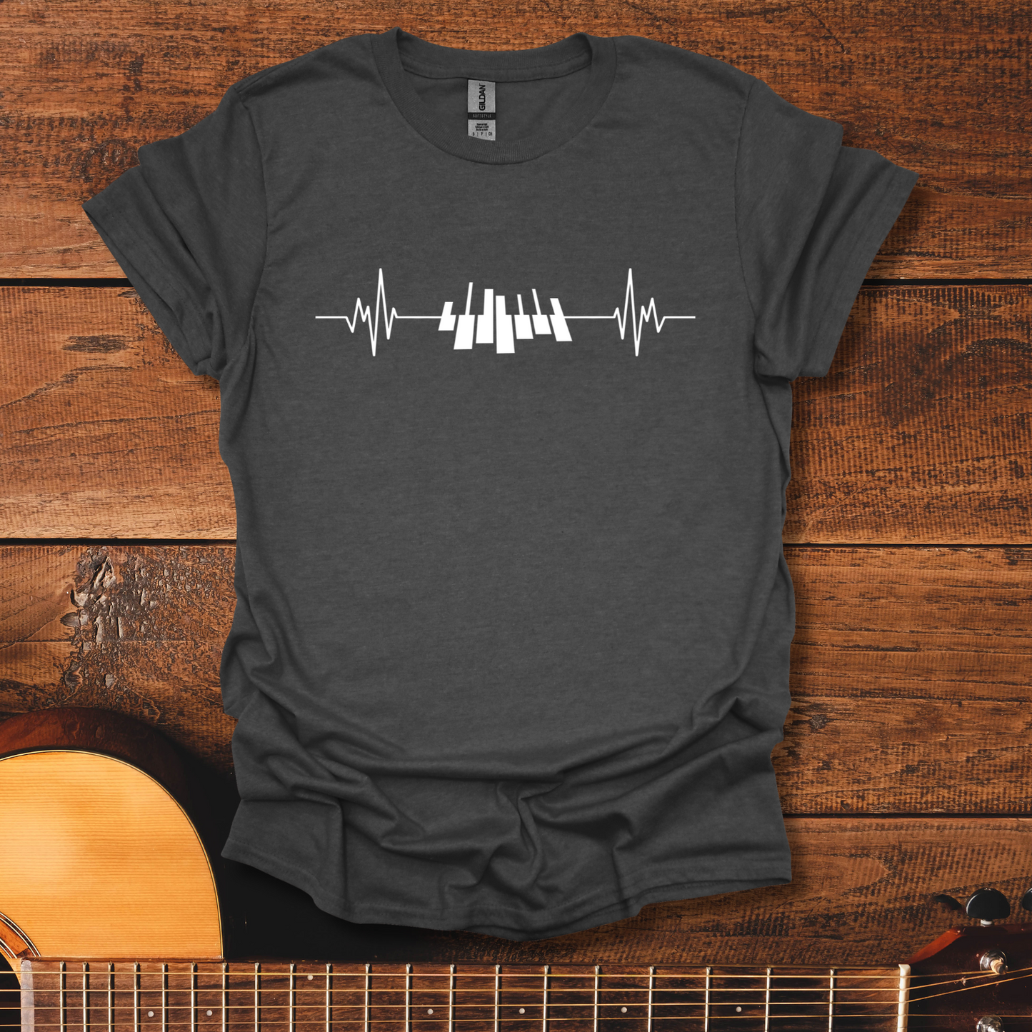 Piano Keys ECG T-Shirt
