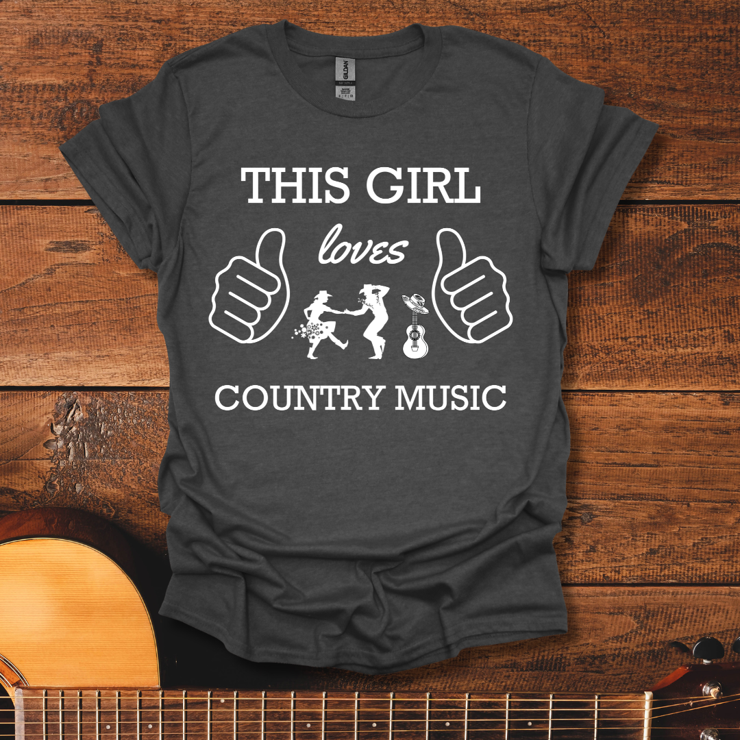 This Girl Loves Country Music T-Shirt