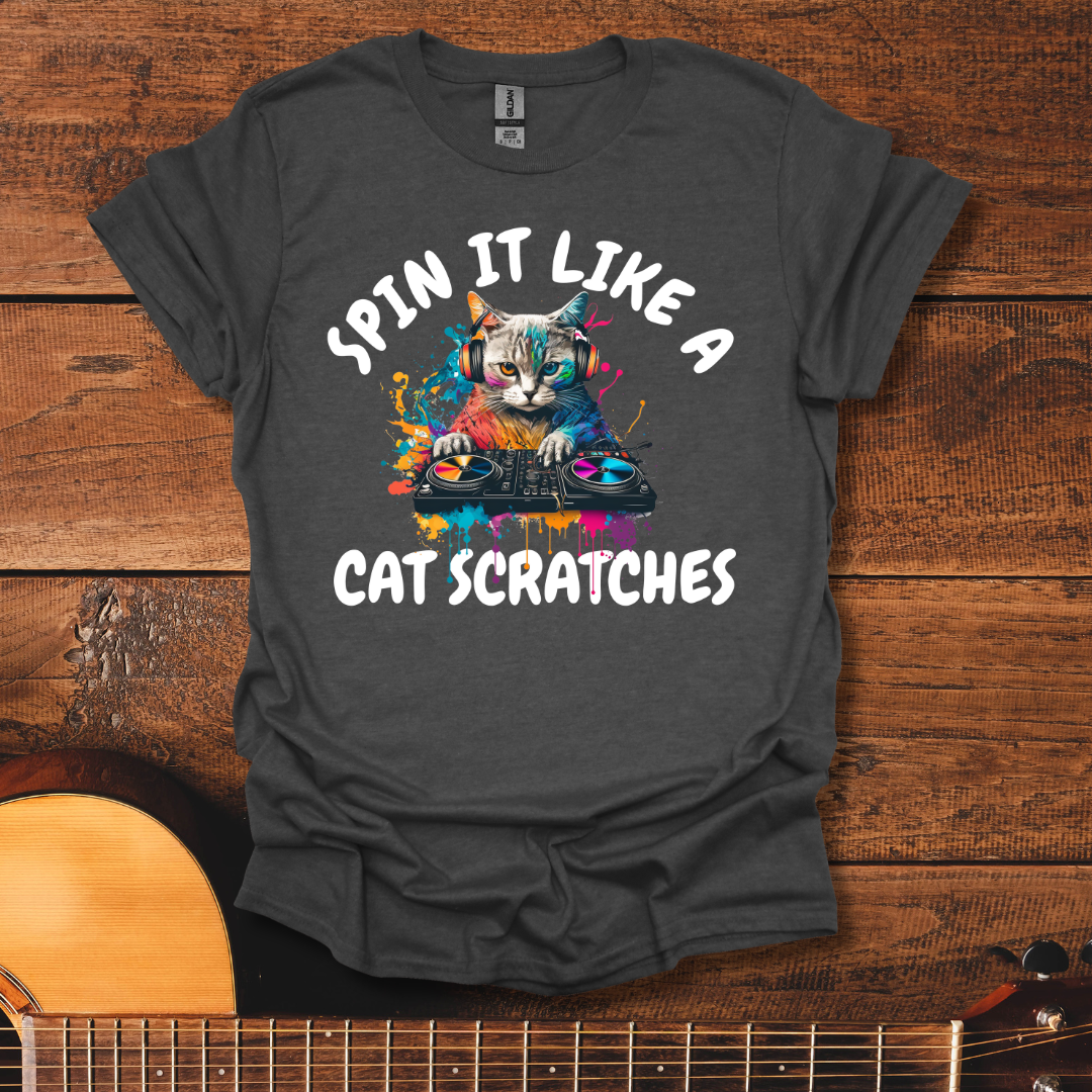 Spin It Like A Cat Scrates T-Shirt