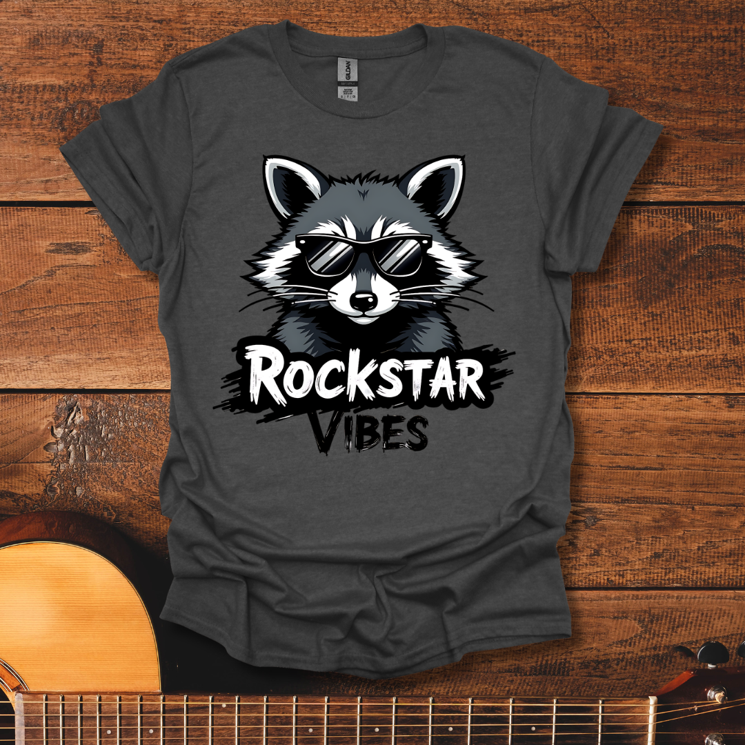 Rockstar Vibes Racoon T-Shirt