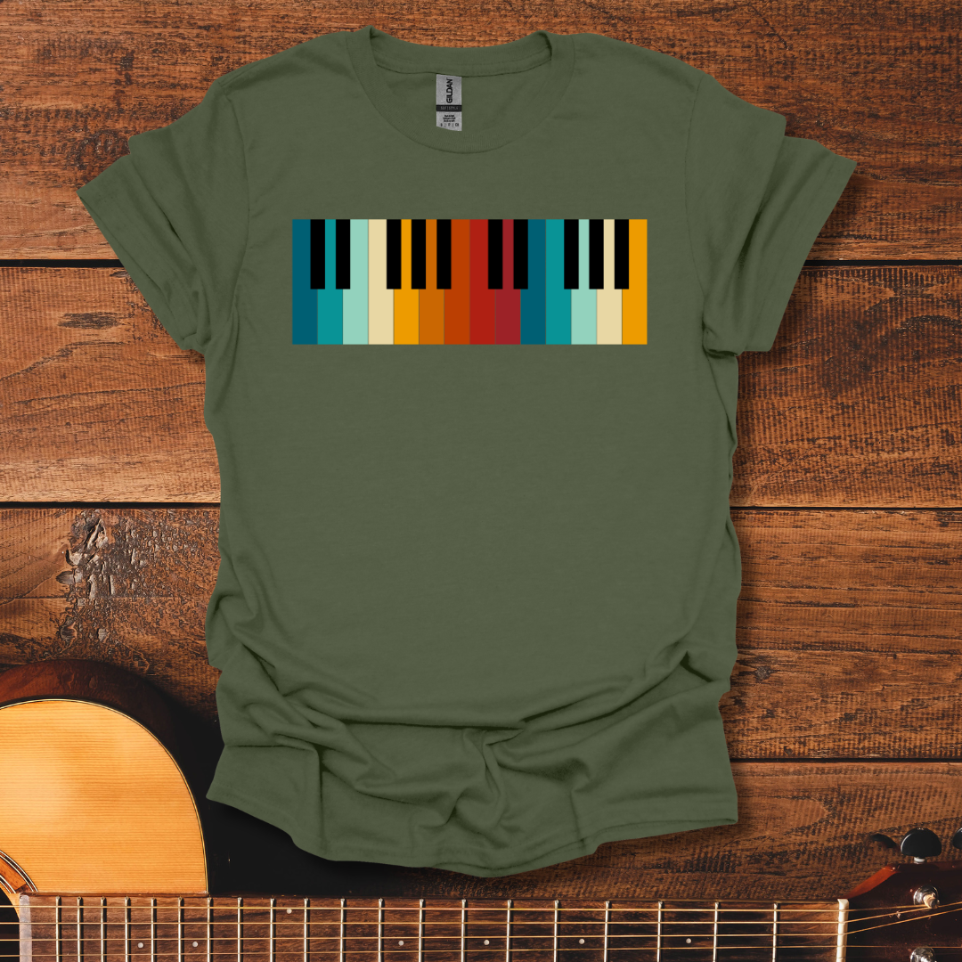 Rainbow Piano T-Shirt