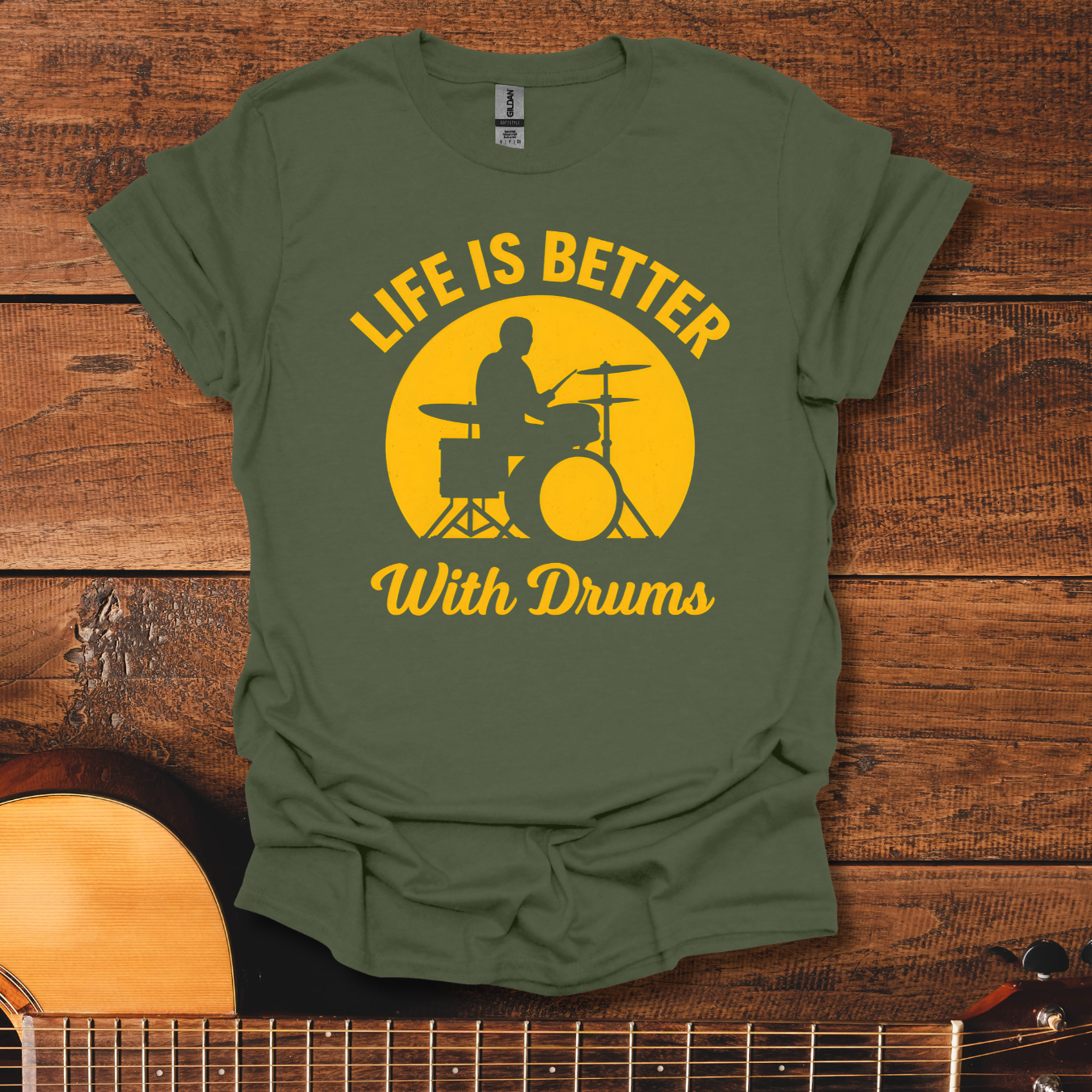 Life Is Better With Drums T-Shirt
