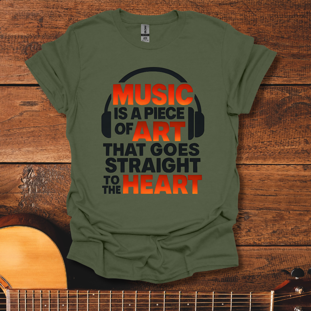 Music Is A Piece Of Art T-Shirt