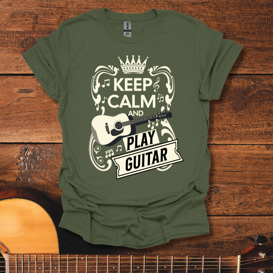 Keep Calm And Play Guitar T-Shirt