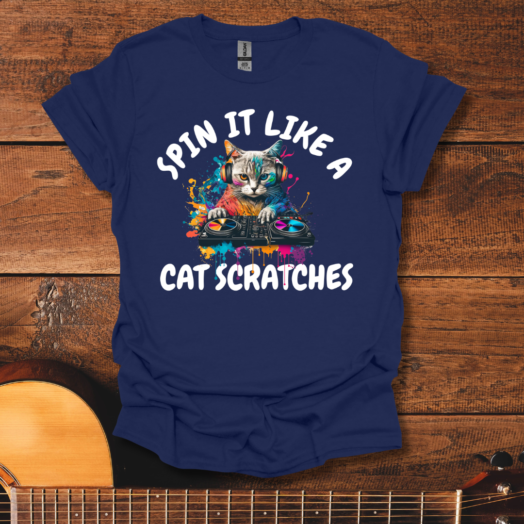 Spin It Like A Cat Scrates T-Shirt
