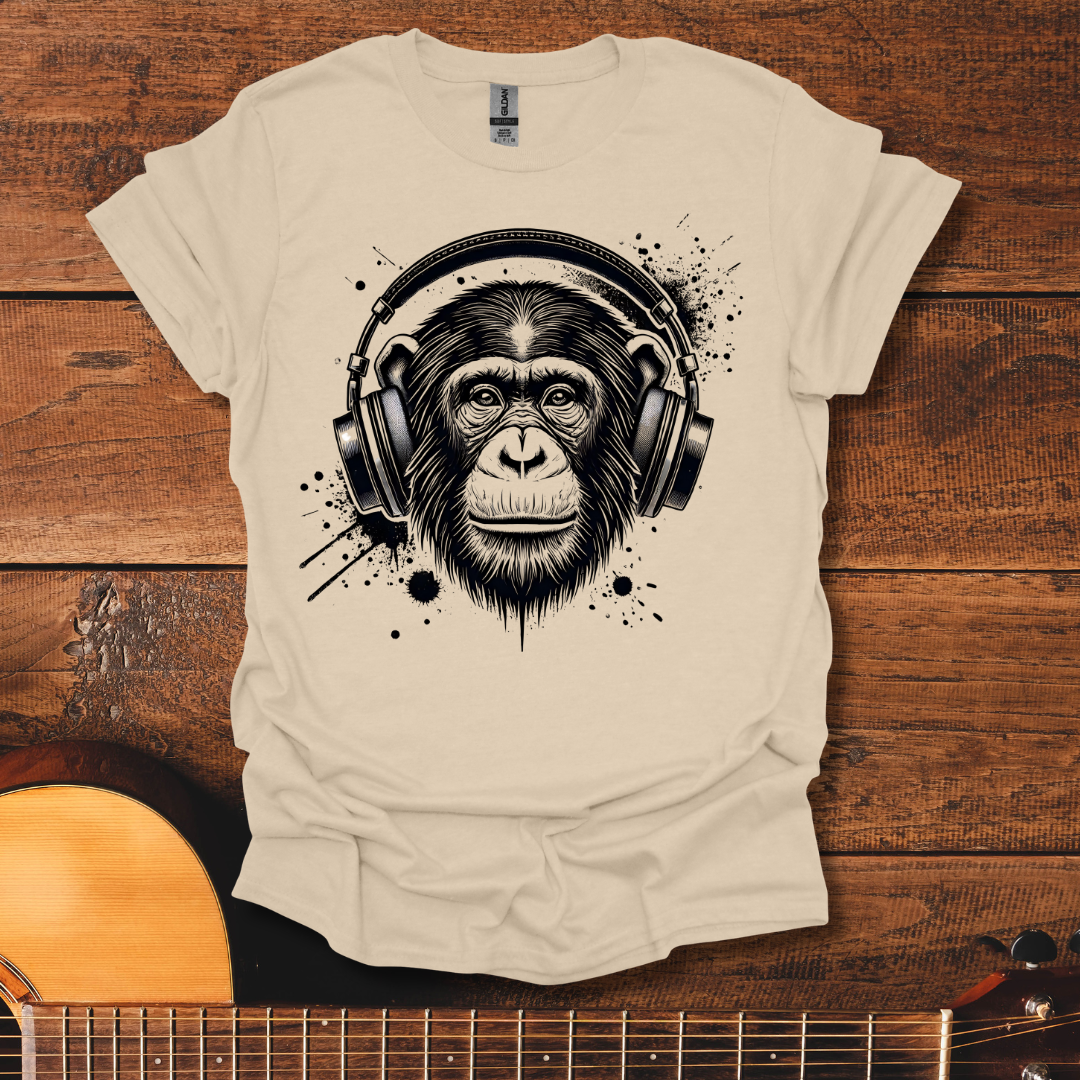 Monkey Headphone T-Shirt