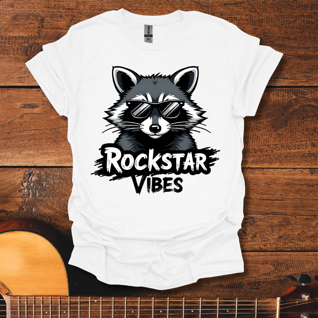 Rockstar Vibes Racoon T-Shirt