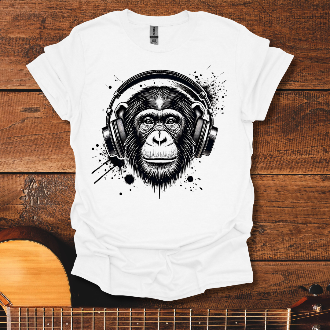Monkey Headphone T-Shirt