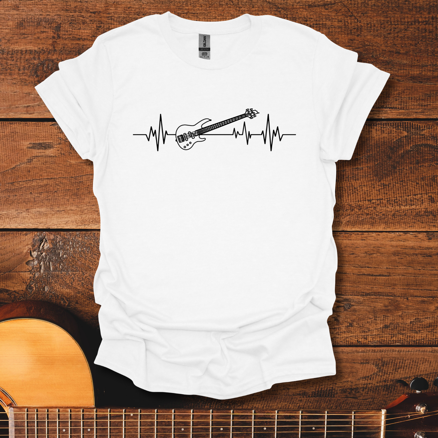 Bass Guitar ECG T-Shirt