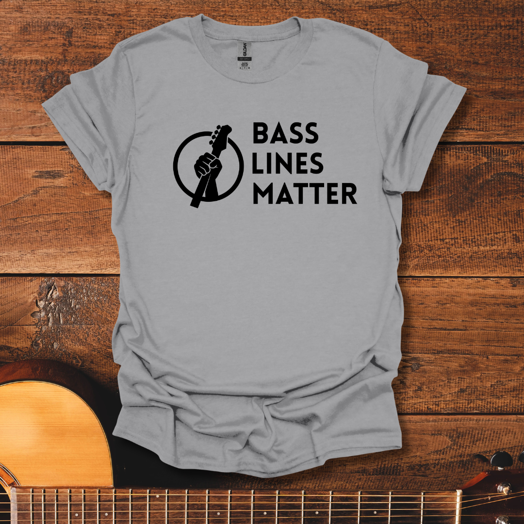 Bass Lines Matter Logo T-Shirt