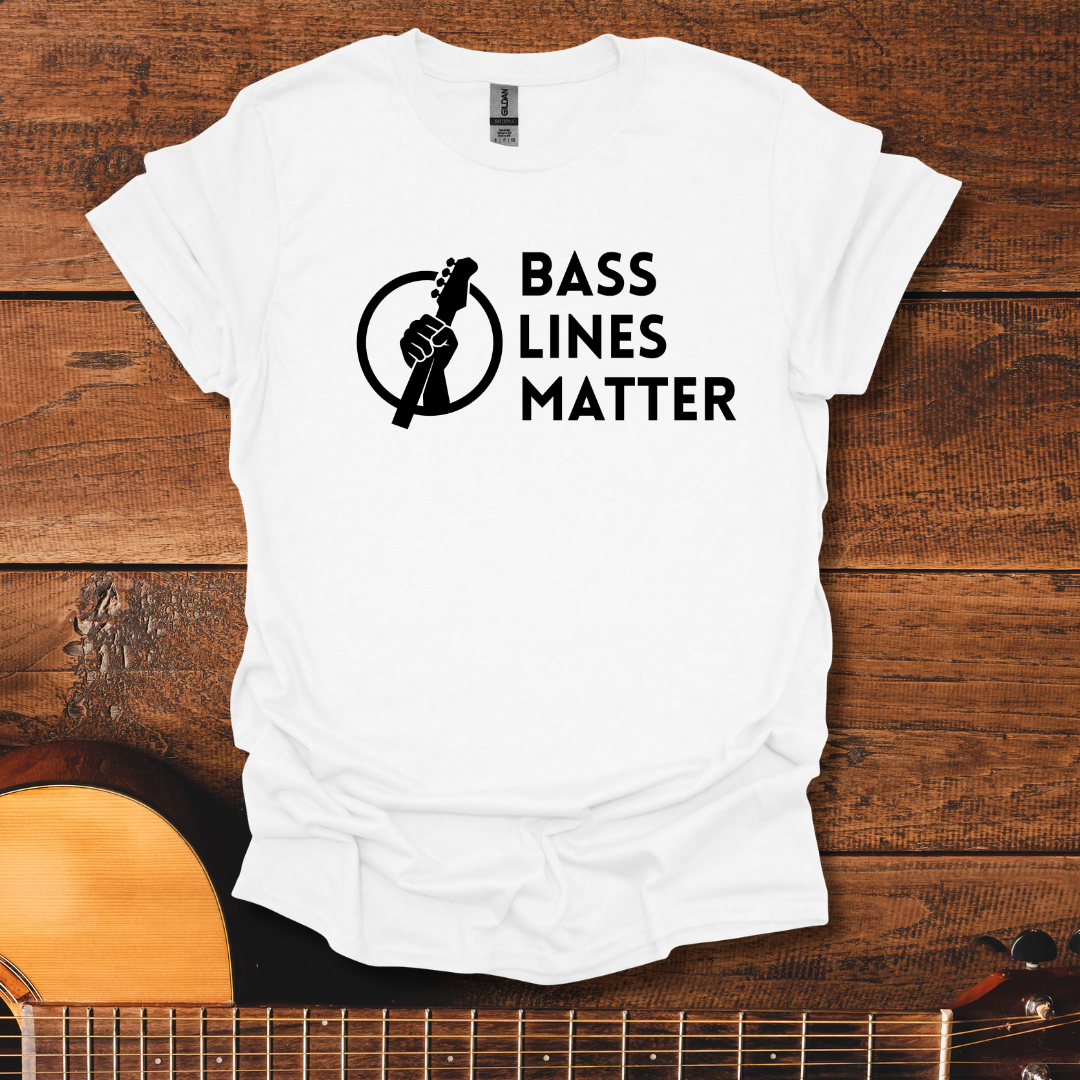 Bass Lines Matter Logo T-Shirt