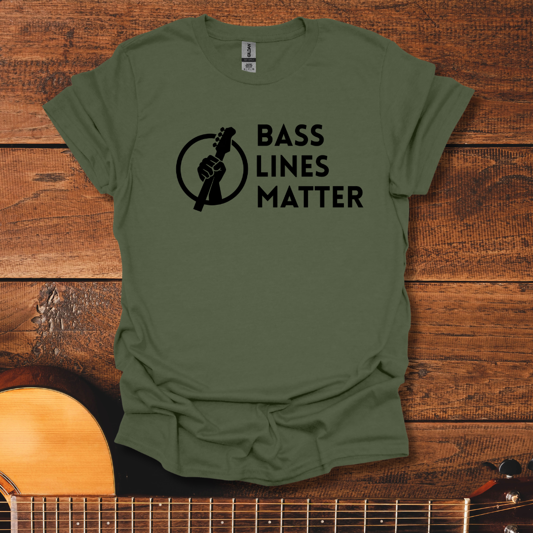 Bass Lines Matter Logo T-Shirt
