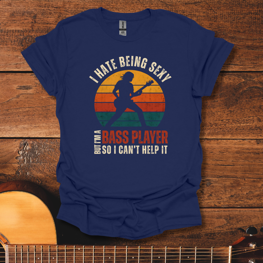 Sexy Bassist Retro T-Shirt