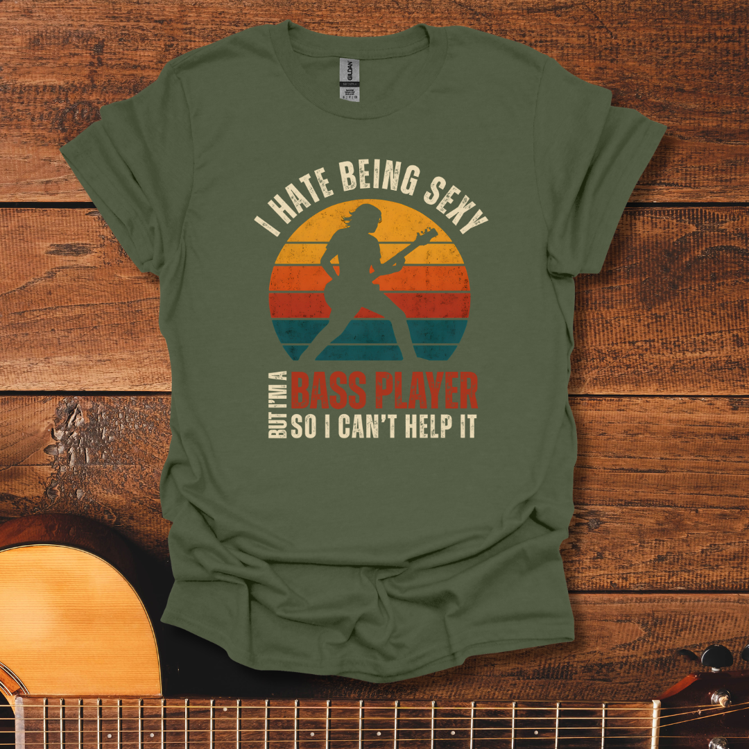 Sexy Bassist Retro T-Shirt
