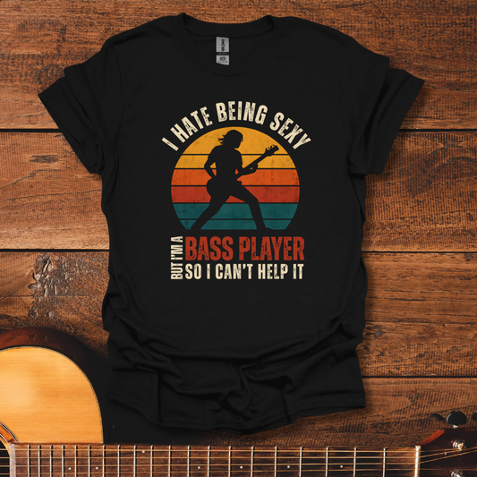 Sexy Bassist Retro T-Shirt