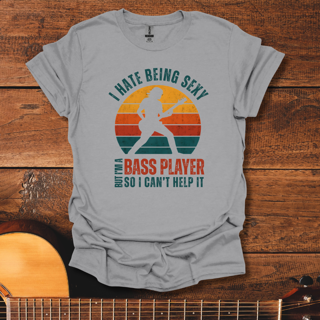 Sexy Bassist Retro T-Shirt