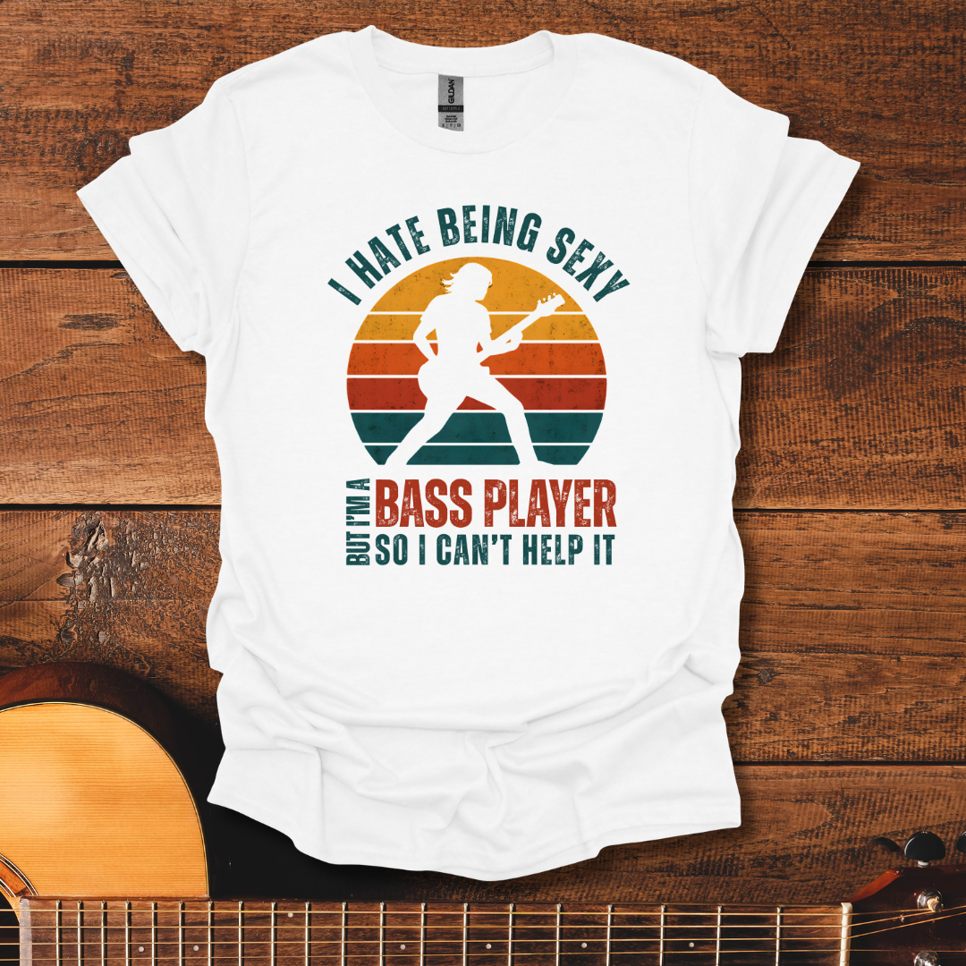 Sexy Bassist Retro T-Shirt