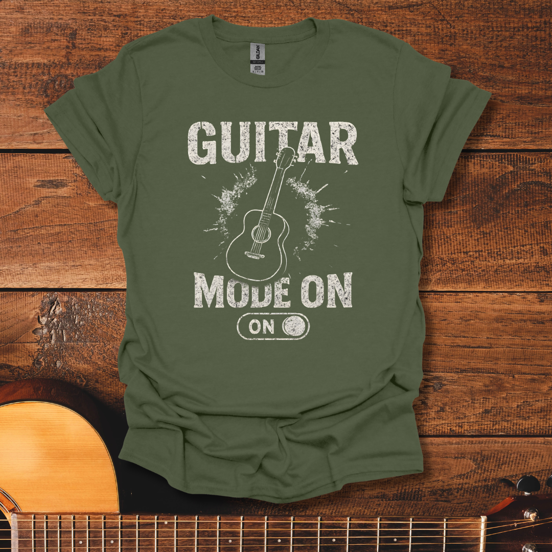 Guitar Mode On T-Shirt
