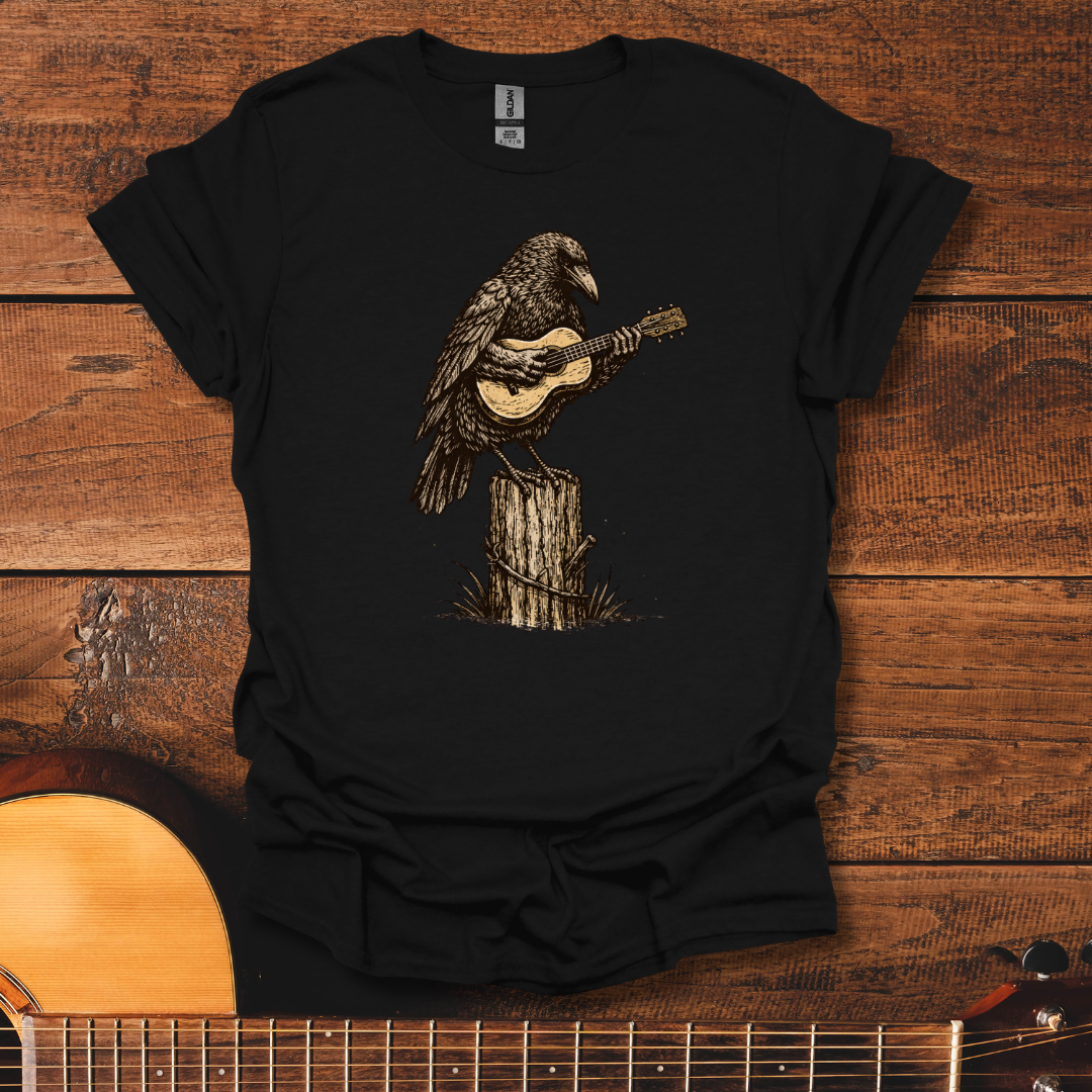 Rustic Raven Serenade T-Shirt