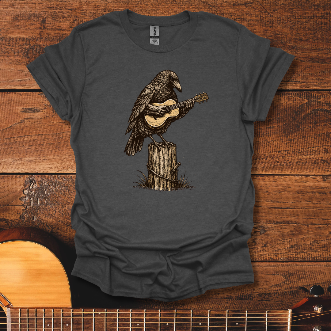 Rustic Raven Serenade T-Shirt