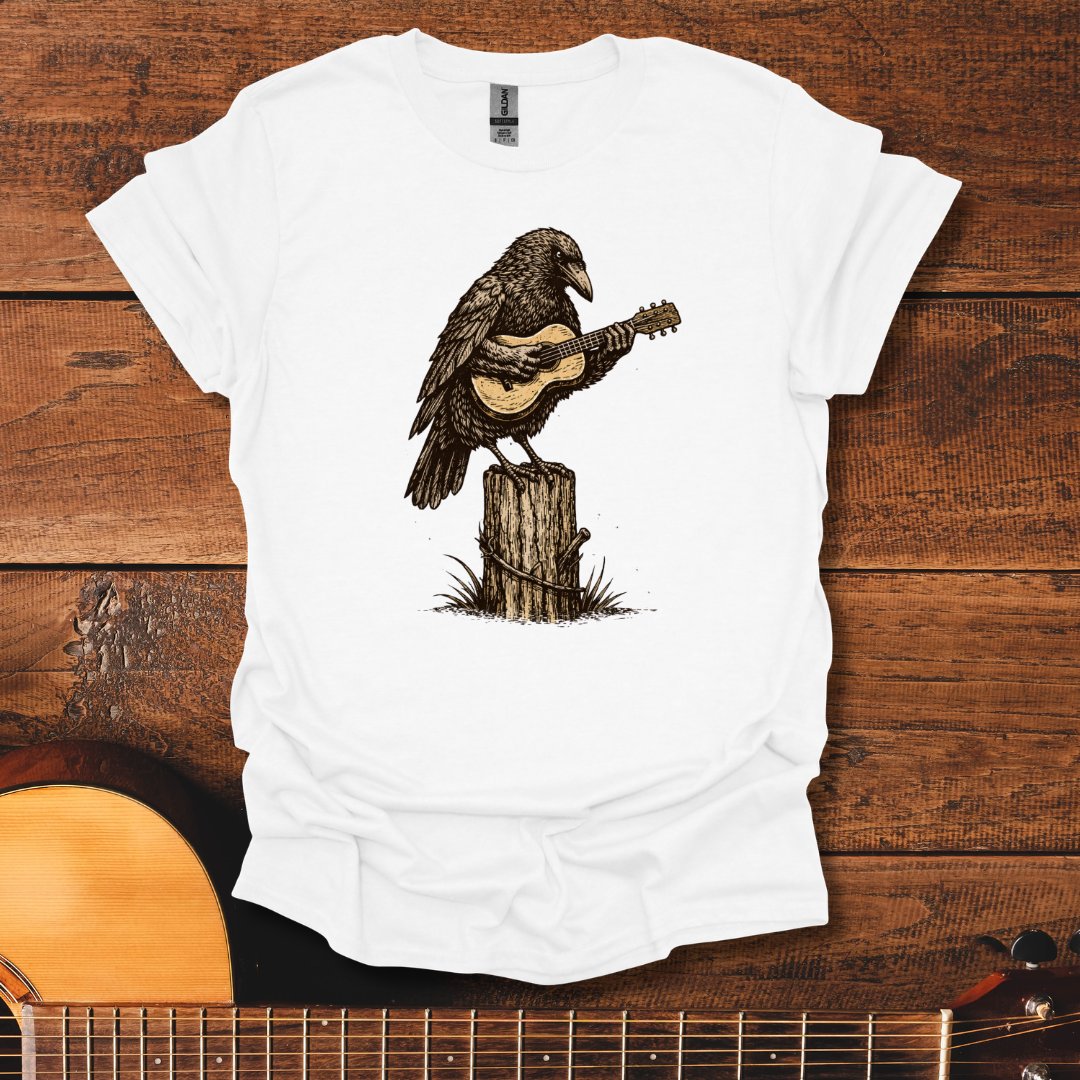 Rustic Raven Serenade T-Shirt