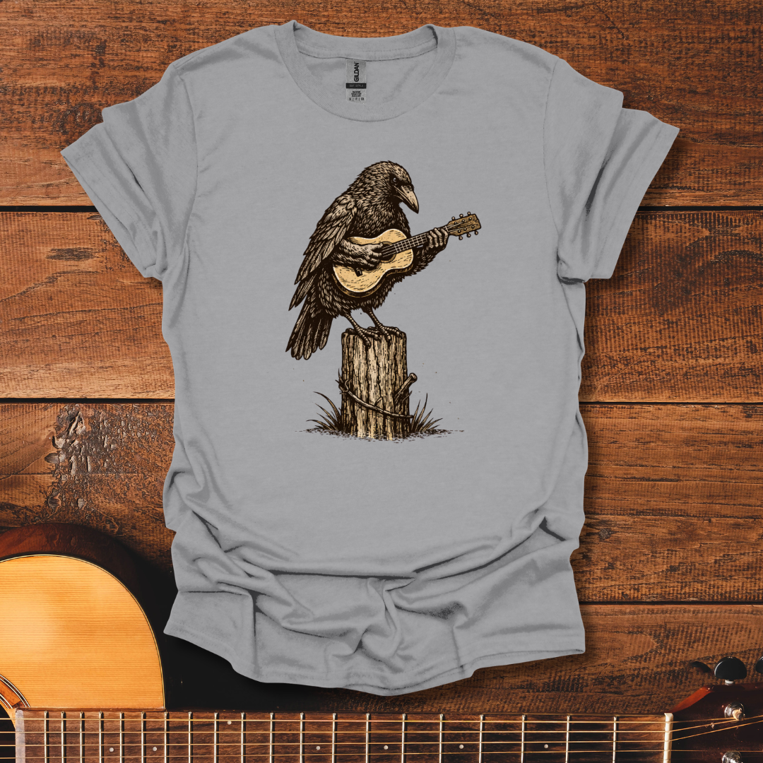 Rustic Raven Serenade T-Shirt