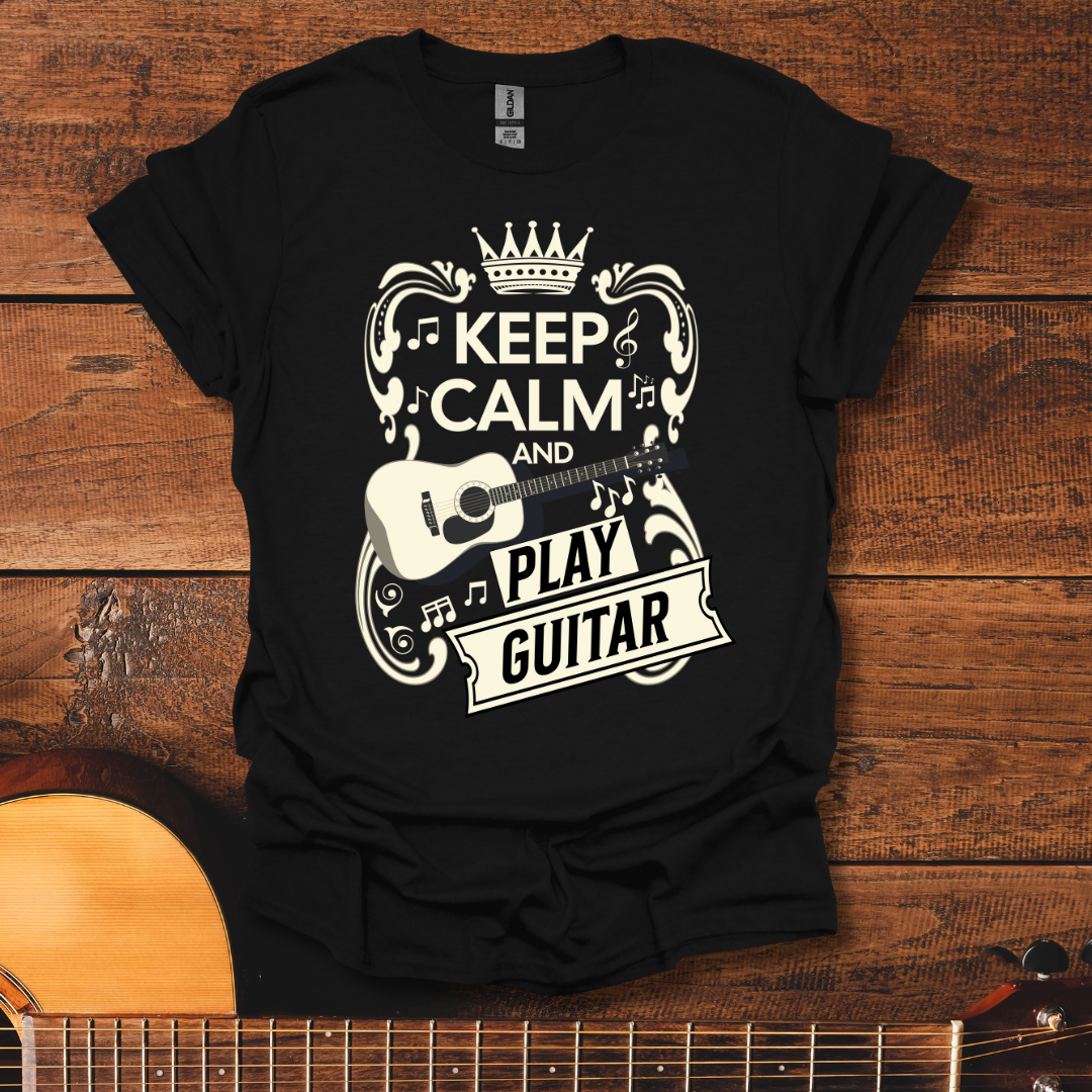 Keep Calm And Play Guitar T-Shirt