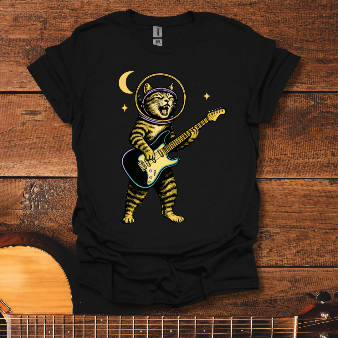 Cosmic Cat Rocker T-Shirt