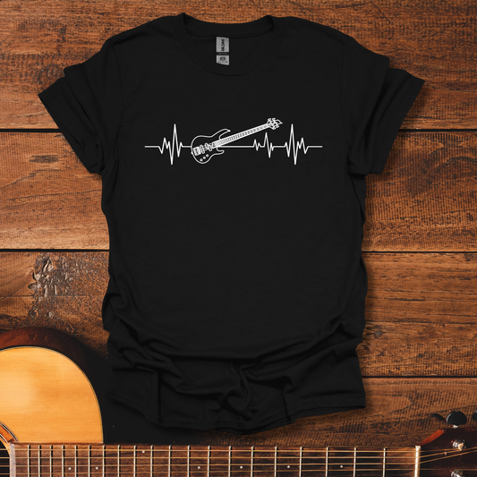 Bass Guitar ECG T-Shirt