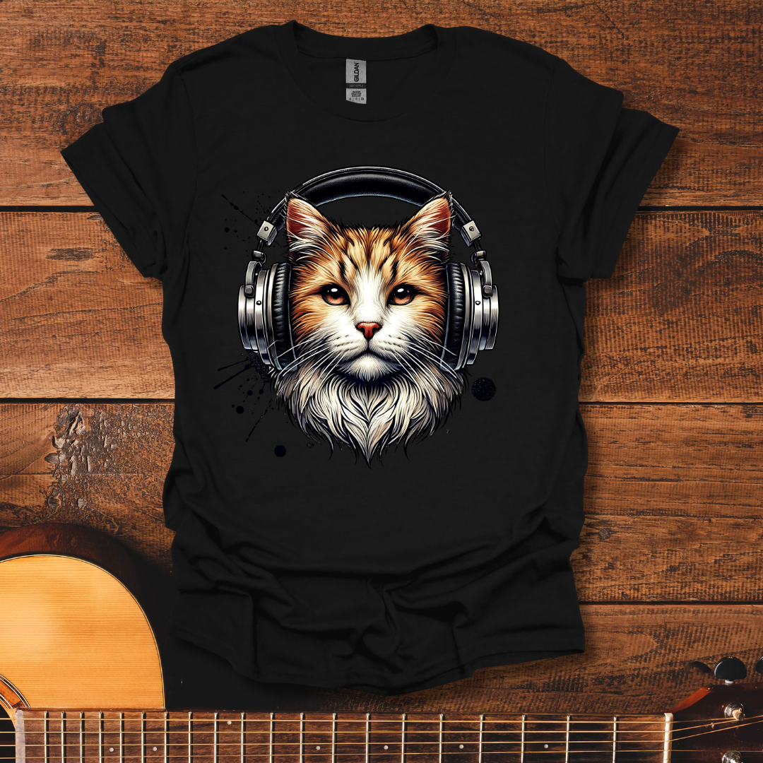 Cat Headphone T-Shirt