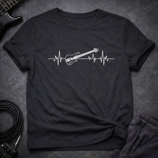 Bass Guitar ECG T-Shirt