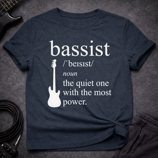 Quiet Power Bassist T-Shirt