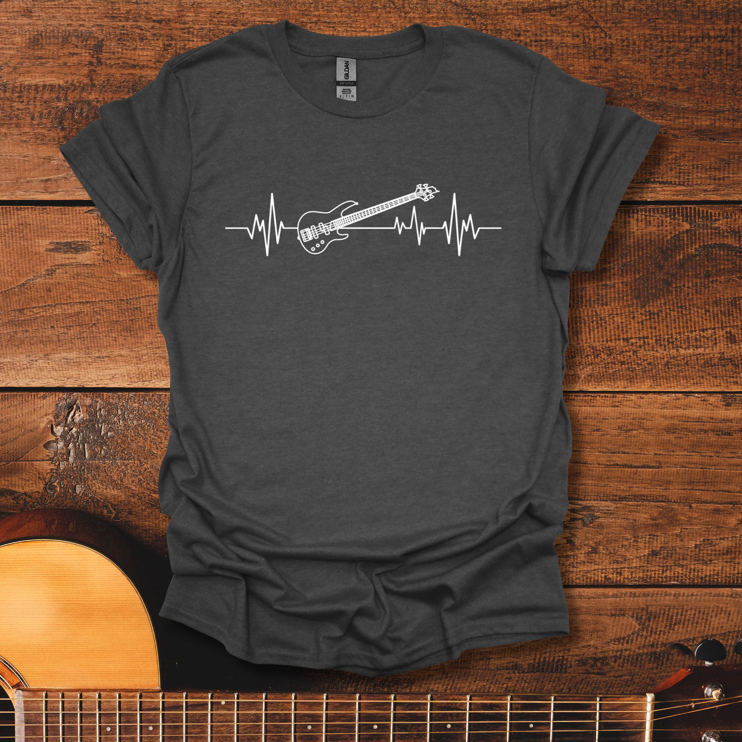 Bass Guitar ECG T-Shirt
