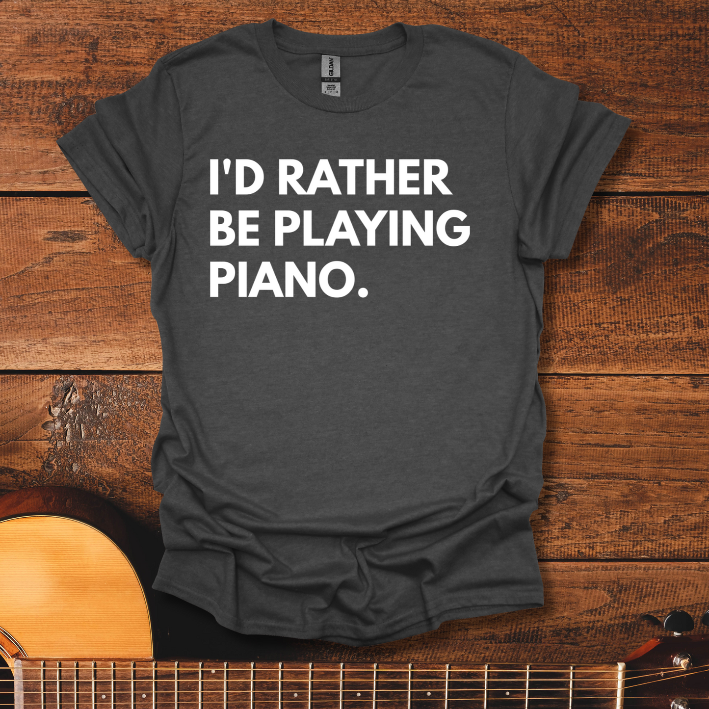 I'd Rather Be Playing Piano T-Shirt