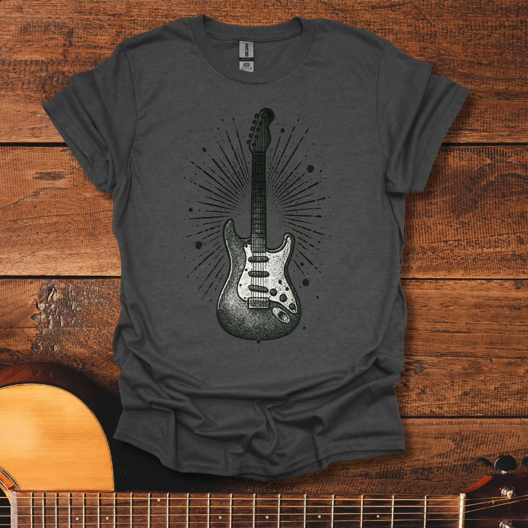 Guitar Ink Art T-Shirt