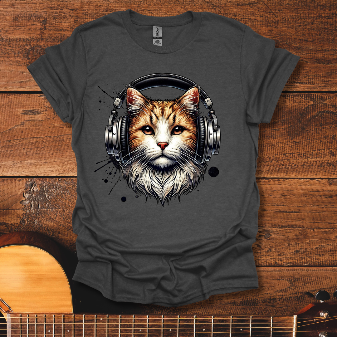 Cat Headphone T-Shirt