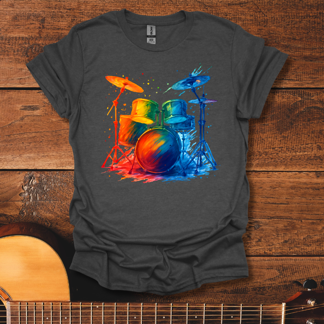 Vibrant Drum Energy T-Shirt