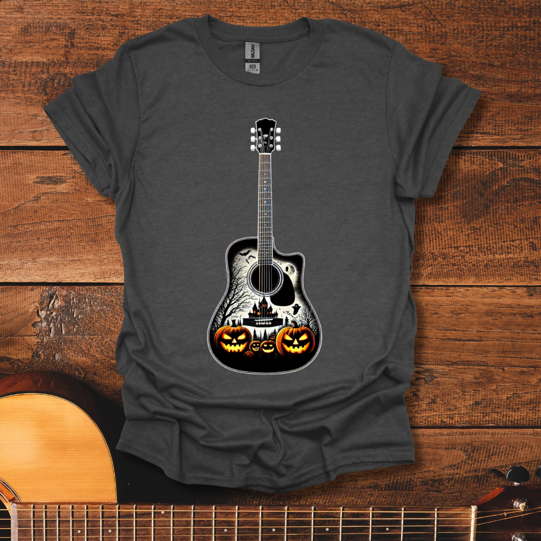Halloween Themed Guitar T-Shirt
