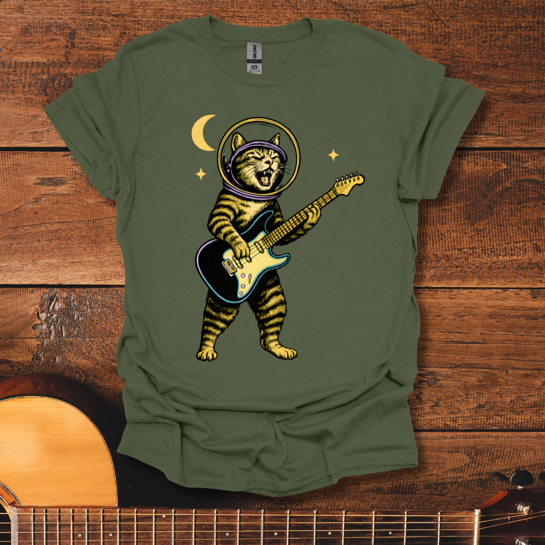 Cosmic Cat Rocker T-Shirt
