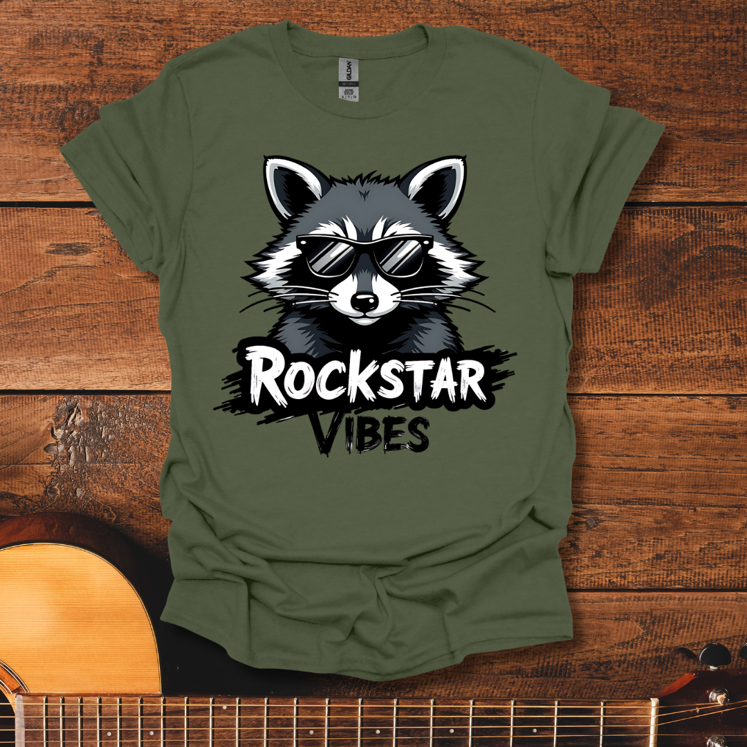 Rockstar Vibes Racoon T-Shirt