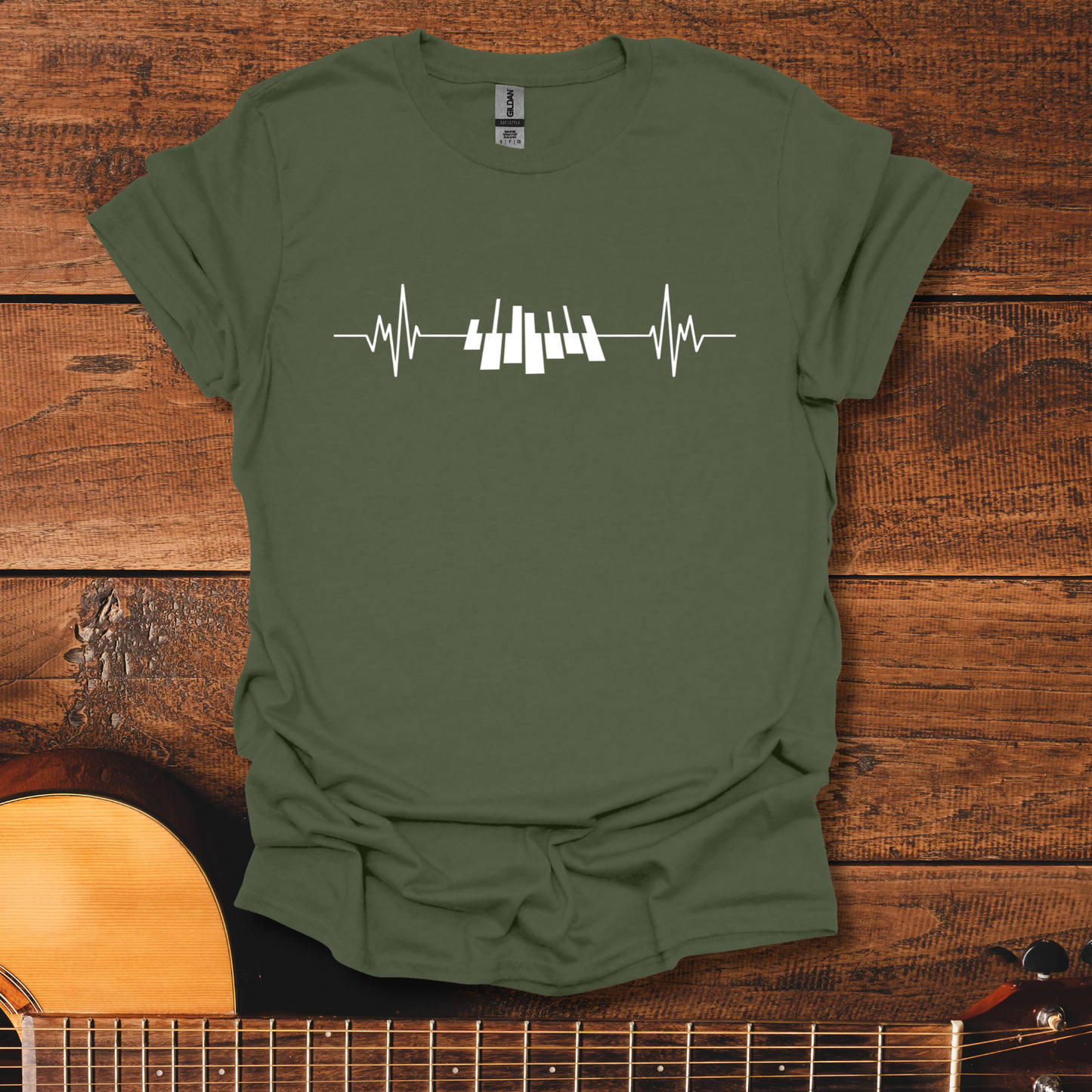 Piano Keys ECG T-Shirt