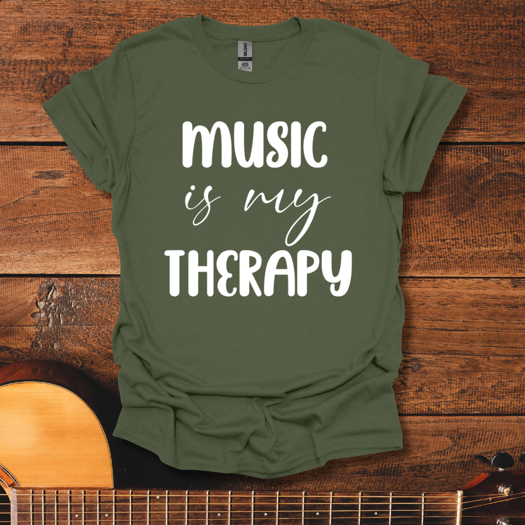 Music Is My Therapy T-Shirt