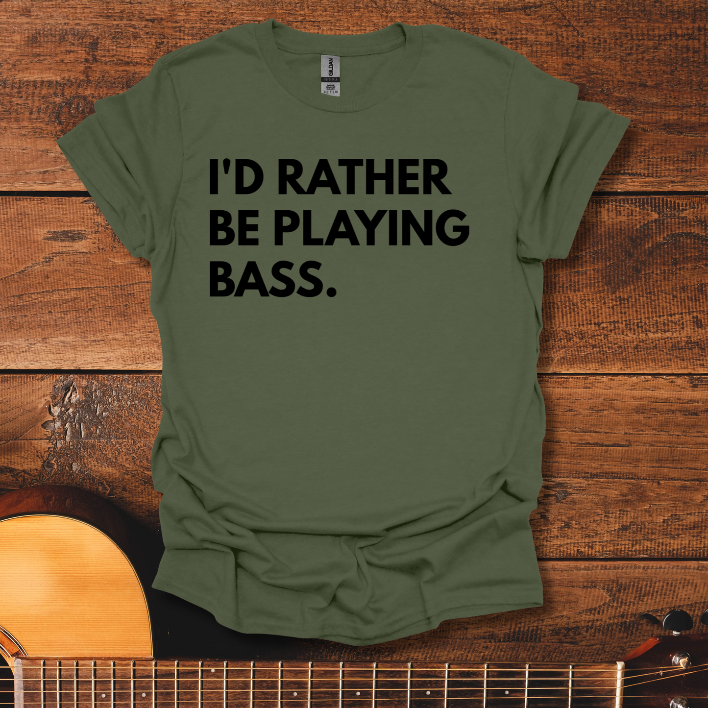 I'd Rather Be Playing Bass T-Shirt