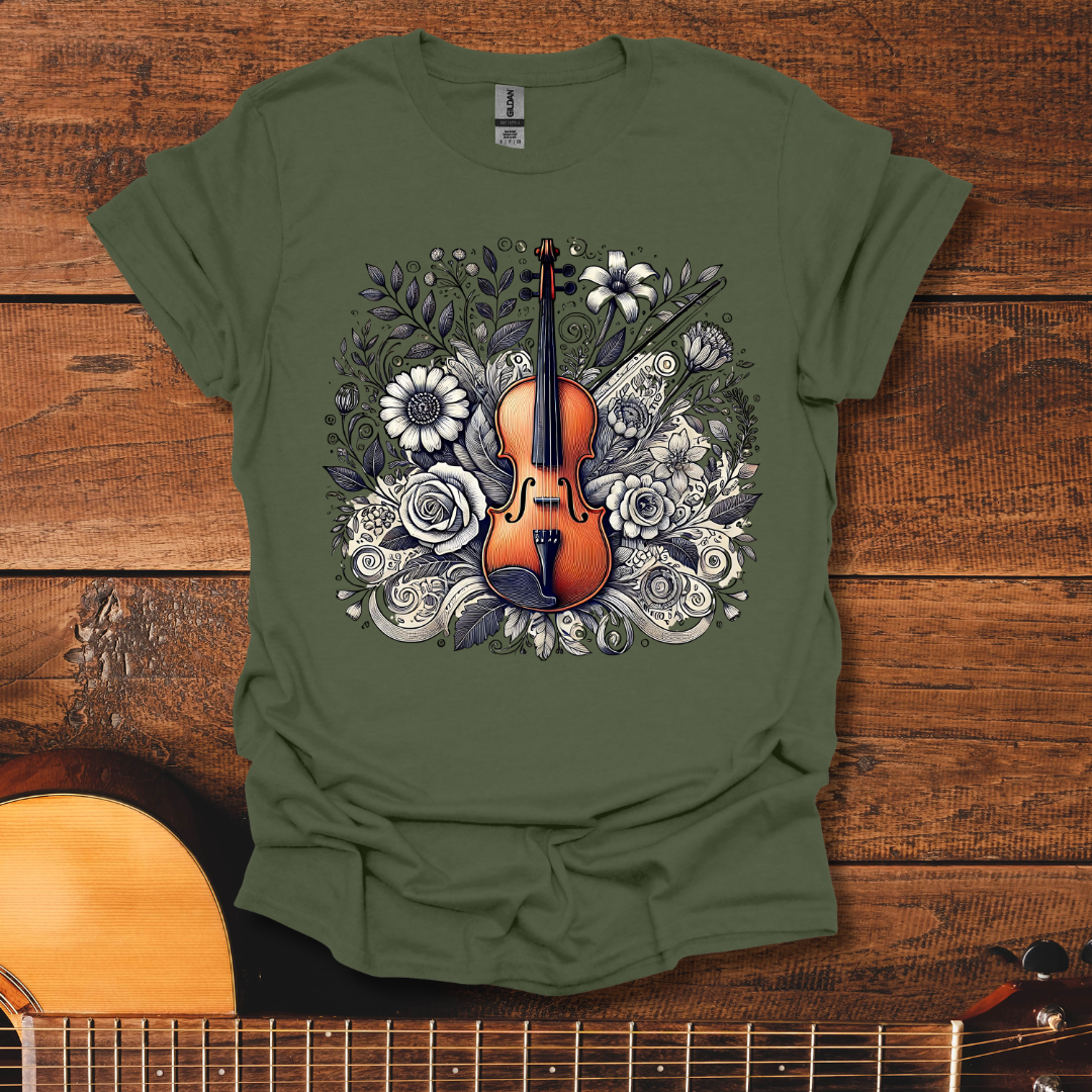 Violin Art T-Shirt