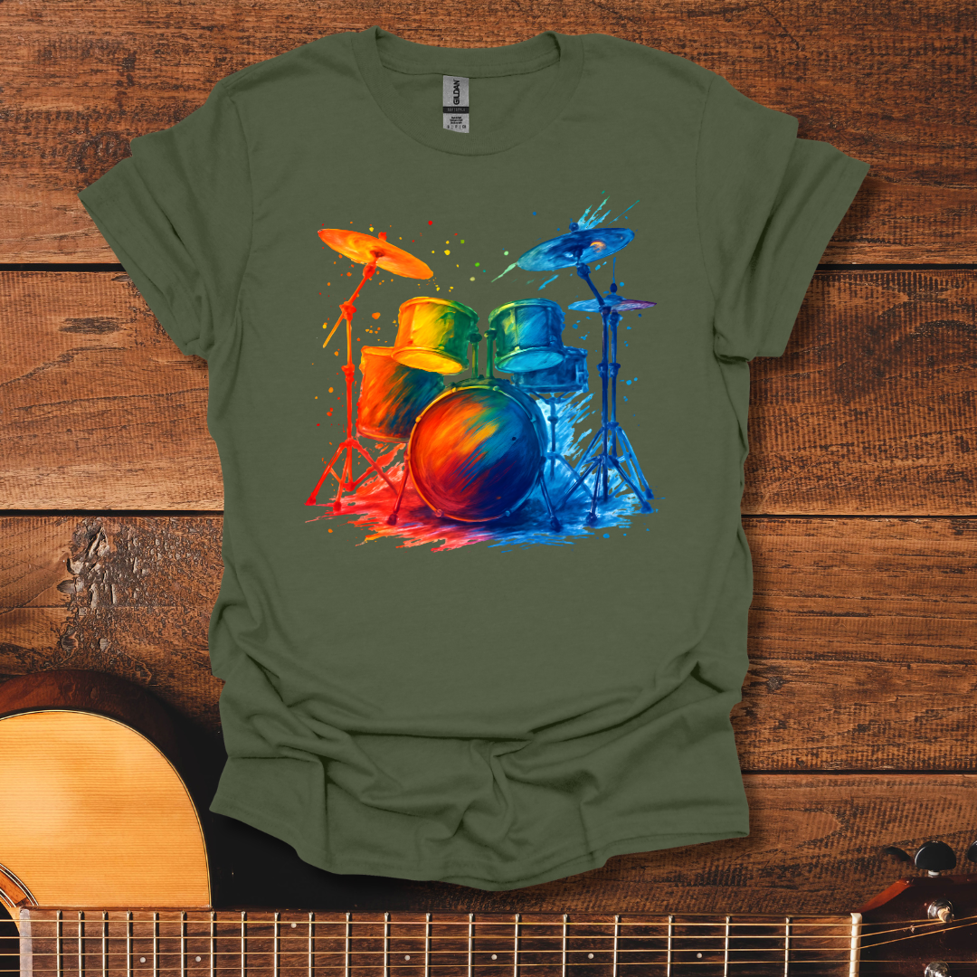 Vibrant Drum Energy T-Shirt