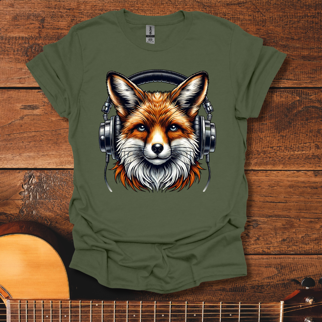 Fox Headphone T-Shirt