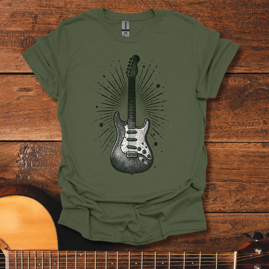 Guitar Ink Art T-Shirt
