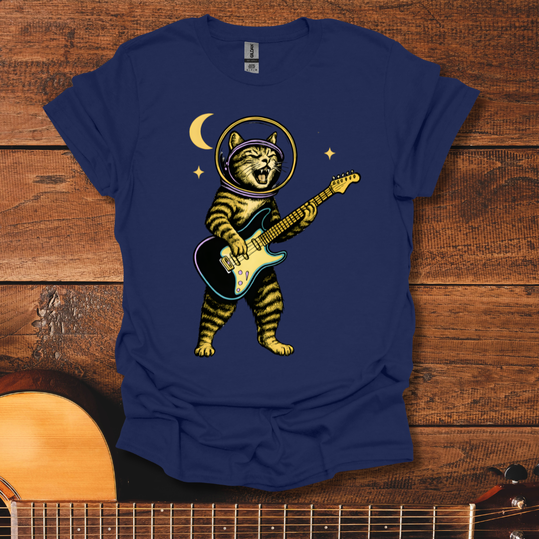 Cosmic Cat Rocker T-Shirt